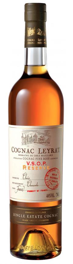 Cognac - Leyrat VSOP Reserve Cognac 40%